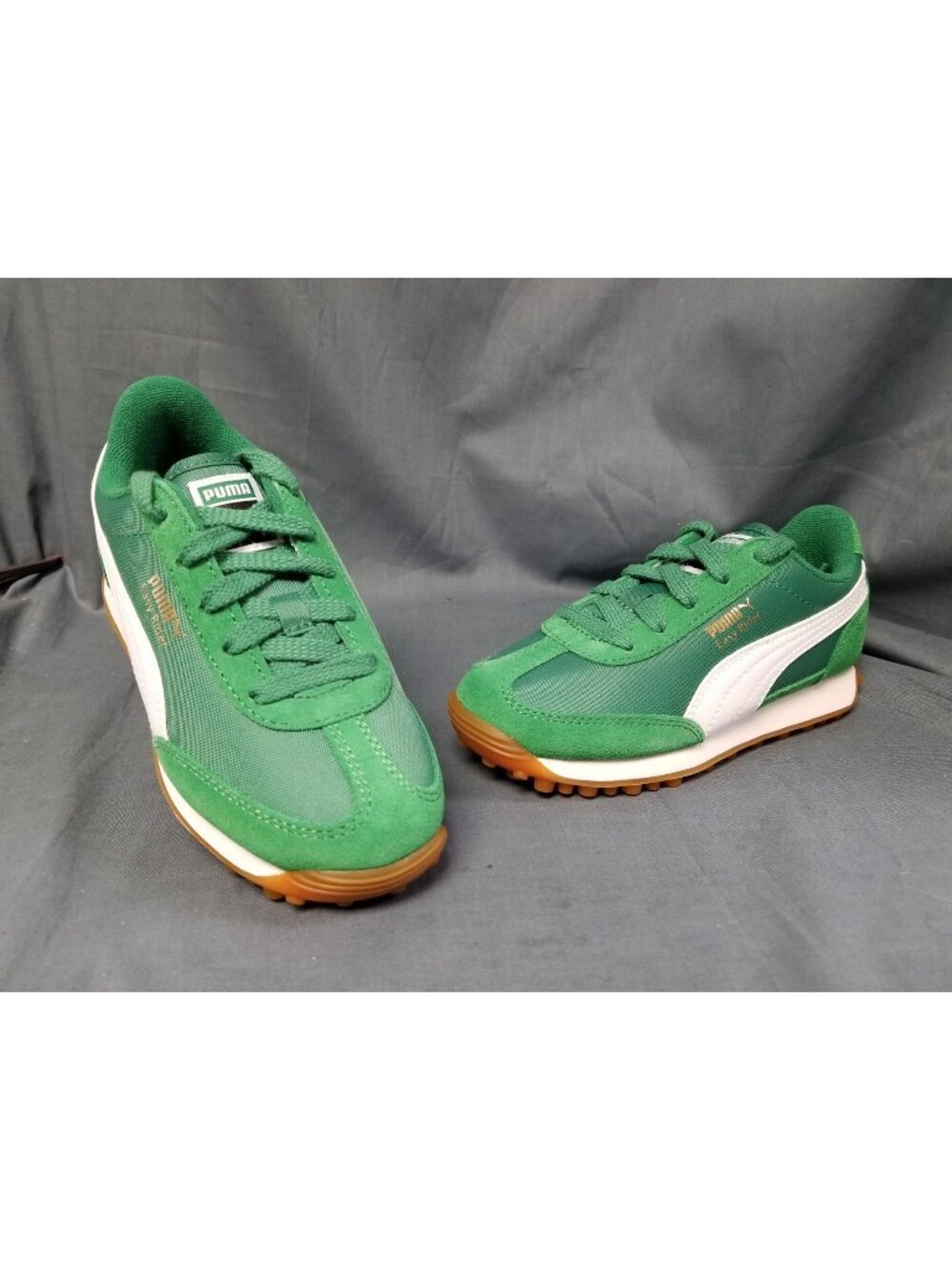 Puma Easy Rider Vintage Boys PS 'Archive Green' Kids Size 2c NEW IN BOX!